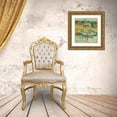 thumbnail image 3 of Hassam, Childe 12x13 Gold Ornate Wood Framed with Double Matting Museum Art Print Titled - Oyster Sloop-Cos Cob, 3 of 4