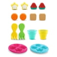thumbnail image 3 of Cesta de pícnic LeapFrog Shapes and Sharing rosa con 15 piezas, 3 of 6