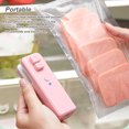 thumbnail image 3 of Sellador de alimentos de plástico eléctrico de mano recargable por USB Paquete operado por batería Máquina práctica de sellado de bocadillos Mini dispositivo de calor Rosa seitruly HA009433-02, 3 of 6
