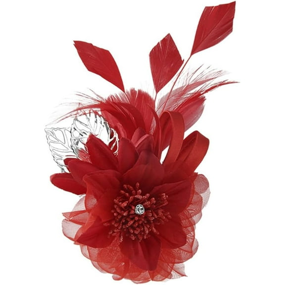 Extra Large Flower Brooches Lapel Pins Dainty Crystal Fabric Brooches Big Camellia Flower Brooch Pin for Women Wedding Party Dance Banquet Clothes Accessories Jewelry Ceremony Decoration