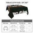 thumbnail image 7 of Wukai Cute Goat Baby Waterproof Tablecloth for Kitchen Dining, Fits Square Tables for 2-4 Seats -54"x54", 7 of 7