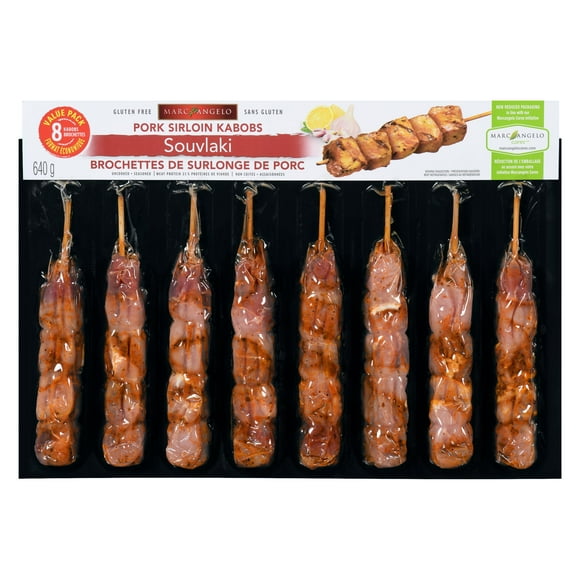 Marcangelo Pork Kabobs, 8 kabobs, 640 g