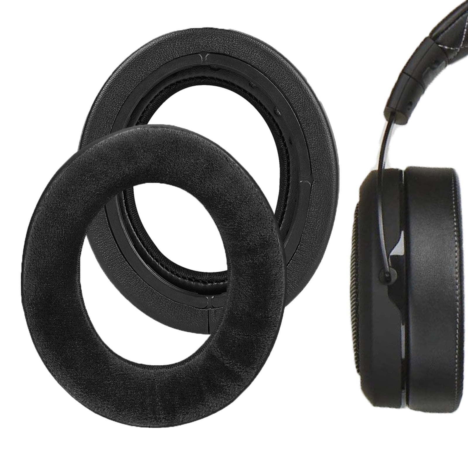 Geekria Comfort Hybrid Velour Replacement Ear Pads for Corsair HS70 PRO, HS60 PRO, HS50 PRO