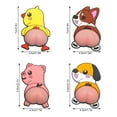 thumbnail image 3 of Apmemiss Clearance Car Anti-Collision Stickers Cute Cartoon Animal Car Door Bumper Protector Sticker 3D Silicone Butt Car Anti-Scratch Funny Soft Sticker Car Body Decoration Accessories, 3 of 6