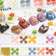 thumbnail image 2 of UDIYO 1 Box Nail Charms Exquisite Shape Waterproof Resin 3D Flower Style Glue on Nails Jewelry Decoration Birthday Gift, 2 of 7