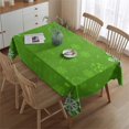thumbnail image 2 of Merry Christmas Table Cover Waterproof Spillproof Tablecolths Table Covers Colorful Balls Pine Trees Snowflake Tablecloth for Party Picnic Dinner Decor Rectangle,60x84inches, 2 of 5