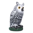 thumbnail image 3 of Espantapájaros de jardín, búho falso de caza de plástico, repelente de búho, funcionamiento suave, 3 of 8