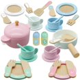 thumbnail image 1 of Juego de platos y vajillas de juguete para cocina SimpliPlay 30 piezas, 1 of 8