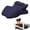 Blue, variant on Memory Foam Wedge Pillow Prone For Sleeping Reading Bed Support & Sitting Up Ideal Massage With Removable Cover