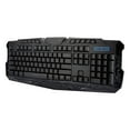 thumbnail image 1 of Clavier Câblé USB de Jeu Cool, Crack Rétro-Éclairage Keyboad, Noir 3 Couleurs de Réglable pour Ordinateur Portable, 1 of 8