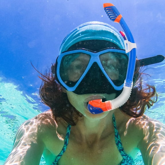 SASABAXI 1Pack PC Material Snorkeling Supply Breathing Aid for Beginners and Divers 12.0x4.7x1.2in