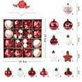 thumbnail image 1 of 52PCS Assorted Christmas Ornaments Set Shatterproof Plastic Christmas Ball Ornaments for Holiday Christmas Tree Decorations, 1 of 7