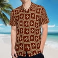 thumbnail image 5 of High Quality Hawaiian Shirts for Men Short Sleeve Aloha Beach Shirt Floral Summer Casual Button Down Shirts Blouses QY8YVH, 5 of 7