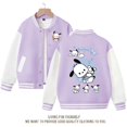 thumbnail image 1 of Chaqueta de manga larga de Sanrios My Melody para niños, uniforme de béisbol de moda Kawaii, abrigo de Cinnamoroll Pochacco, bonito regalo para niños, 1 of 5
