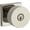 Bright Nickel, variant on Baldwin Reserve Enconcsr190 Entry Contemporary Knob and Contemporary Square Rose Satin Black Finish