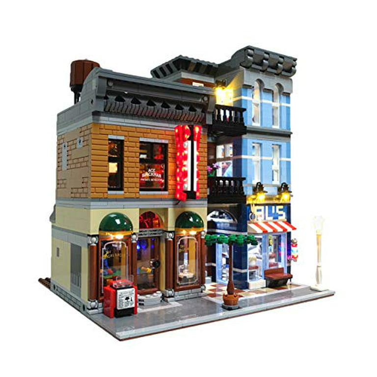 elegant se tv Ny mening Brick Loot LED Lighting Kit for LEGO Detective's Office 10246 - (LEGO set  not included) - Walmart.com