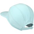 thumbnail image 3 of Unisex Soft Brim Performance Running Cap Quick Dry Cool Sports Cap Lightweight Stretch Nylon Baseball Cap UPF50+ light blue, 3 of 3