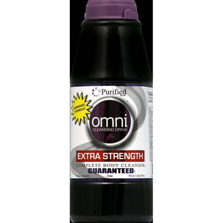 Omni Cleansing Drink, Extra Strength, Grape, 16 FL OZ