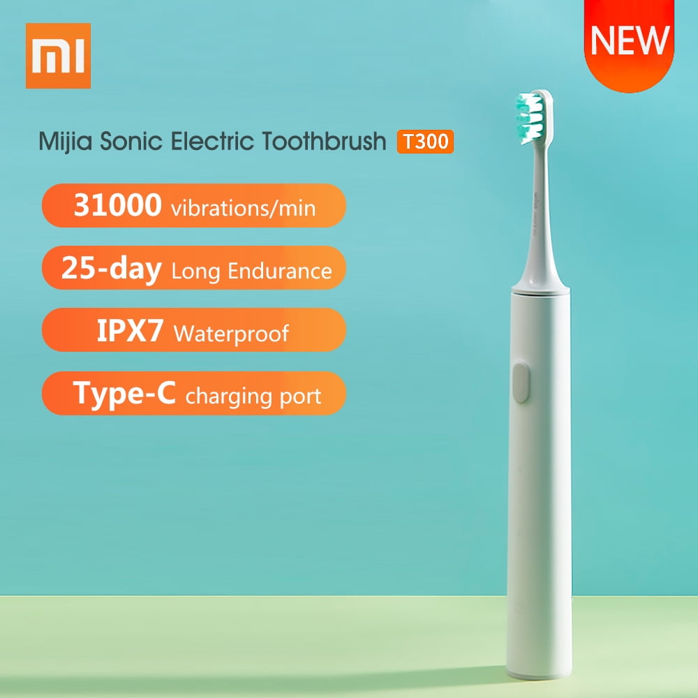 Xiaomi Mijia Sonic Electric Toothbrush T500 T300 Waterproof Rechargeable Heads 