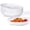 Confetti White, variant on Melamine Bowls Set, 9" Large Pasta Bowl Salad Bowl, Set of 6, Lightweight Unbreakable Shallow Dinner Bowl Set, Large Capacity Serving Bowls for Kitchen, Confetti design