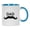 Blue, variant on Inkdotpot Dad 11oz CeramicCoffee Mug Novelty Gift For Daddy Fathers Day Gift Mug-Black
