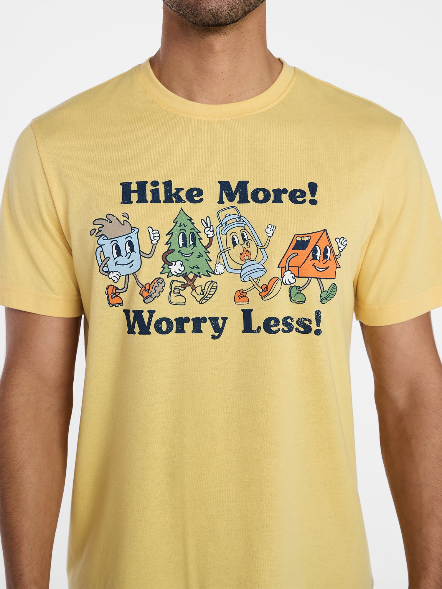 Ozark Trail Men's Active Graphic Tee with Short Sleeves, Sizes S-3XL