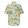 thumbnail image 4 of AHTJRT Men’s Button Down Shirt with Tropical Rainforest Layers Sunset Landscape Casual Resort Shirt Multicolor 3XL, 4 of 5