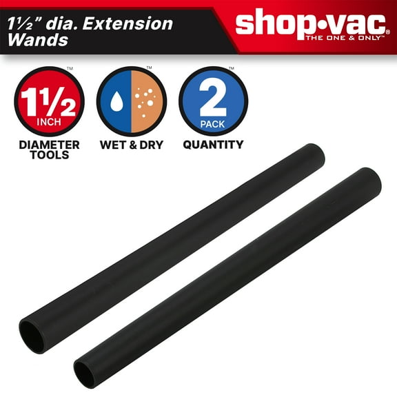 Shop-Vac Extension Wand, 1-1/2 inch Diameter