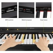 Donner DEP-10 Digital Piano 88 Key Weighted, Full-Size Electric Piano Portable Keyboard for Beginners, with Furniture Stand, Triple Pedals, Power Supply