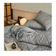 thumbnail image 2 of Xiao Hua Juego de sábanas, juego de sábanas y fundas de almohada, juego de cama individual, ropa de cama de hotel, decoración del hogar (negro), 2 of 4