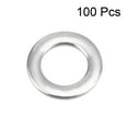 thumbnail image 2 of 100Pcs 7mm x 4mm x 0.8mm 304 Stainless Steel Flat Washer for Screw Bolt, 2 of 3