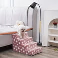 thumbnail image 3 of 3/4 Pets Steps Foam Dogs Secure Stairs Ramps Non-Slip Pets Star Steps for Protect Older Dogs Pets with Joint Pain Sofa Bed Ladde,3M blue, 3 of 4