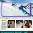 thumbnail image 3 of SaniMore for Samsung Galaxy S23 Ultra Case Crystal Clear [Never-Yellowing], Rugged PC & TPU Bumpers Magnetic Ultra-Thin Cover Support Wireless Charging Shockproof Protective Shell, Purple, 3 of 8