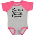 thumbnail image 3 of Inktastic Cousins Make the Best Friends with Arrow Boys or Girls Baby Bodysuit, 3 of 5