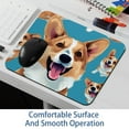 thumbnail image 6 of Corgi Dog Square Non-Slip Rubber Bottom Printed Desk Mat Mousepad for Office and Gaming - 8.3x9.8 Inch, 6 of 6