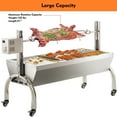 thumbnail image 2 of DEWOSEN 51" Rotisserie Grill Roaster 132LBS 50W Motor Pig Rotisserie with Windscreen Outdoor BBQ, 2 of 7