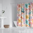 thumbnail image 3 of Pioneer Flower 84"x72" Shower Curtain,Bathroom Decorative Shower Curtains Set with 12 Hooks,Modern Waterproof Washable Shower Curtain, 3 of 4