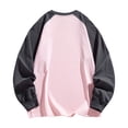 thumbnail image 5 of Umfun Men's & Big Men's Raglan Sleeve Crewneck T-Shirt Long Sleeve Casual Color Block Top Soft Breathable Sporty Basic Tee for Gym Running Daily Wear Autumn, 5 of 9