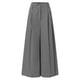thumbnail image 4 of Pantalones palazzo de cintura alta y pierna ancha para mujer - Lino - Estampados - Verano, 4 of 5