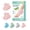 Pink, variant on 2 Pairs Moisturizing Heel Socks - Aloe Vera Gel for Dry, Cracked Heels Repair Treatment - Cotton Foot Care Socks For Women, Men - Blue, Extra Large