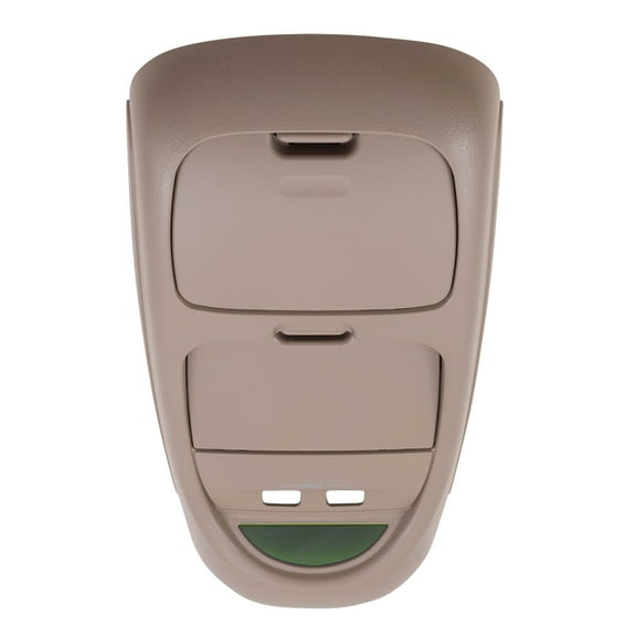 Brock Replacement Overhead Roof Ceiling Console Parchment Tan Compatible with 2002-2004 F250 F350 F450 Super Duty Pickup Truck 2C3Z-25519Z70-AAB