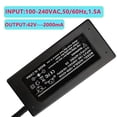 thumbnail image 4 of 42V 2A Power Supply Adapter for 36V Electric Equipment with Female 3-Prong Inline Connector, 4 of 13