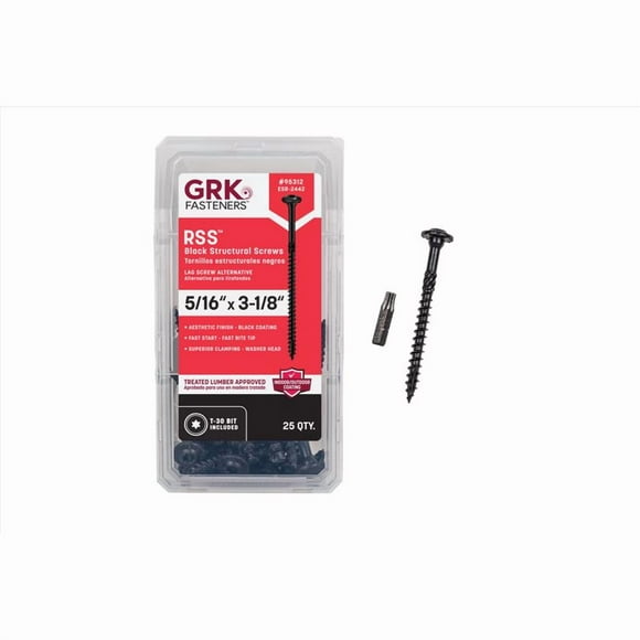 STRCTURL WD SCRWS 3-1/8"(Pack of 1)