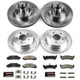 thumbnail image 3 of PowerStop Front and Rear Z23 Evolution Sport Carbon-Fiber Ceramic Brake Pad and Drilled & Slotted Rotor Kit Fits: FORD MERCURY Select Models K1855, 3 of 10