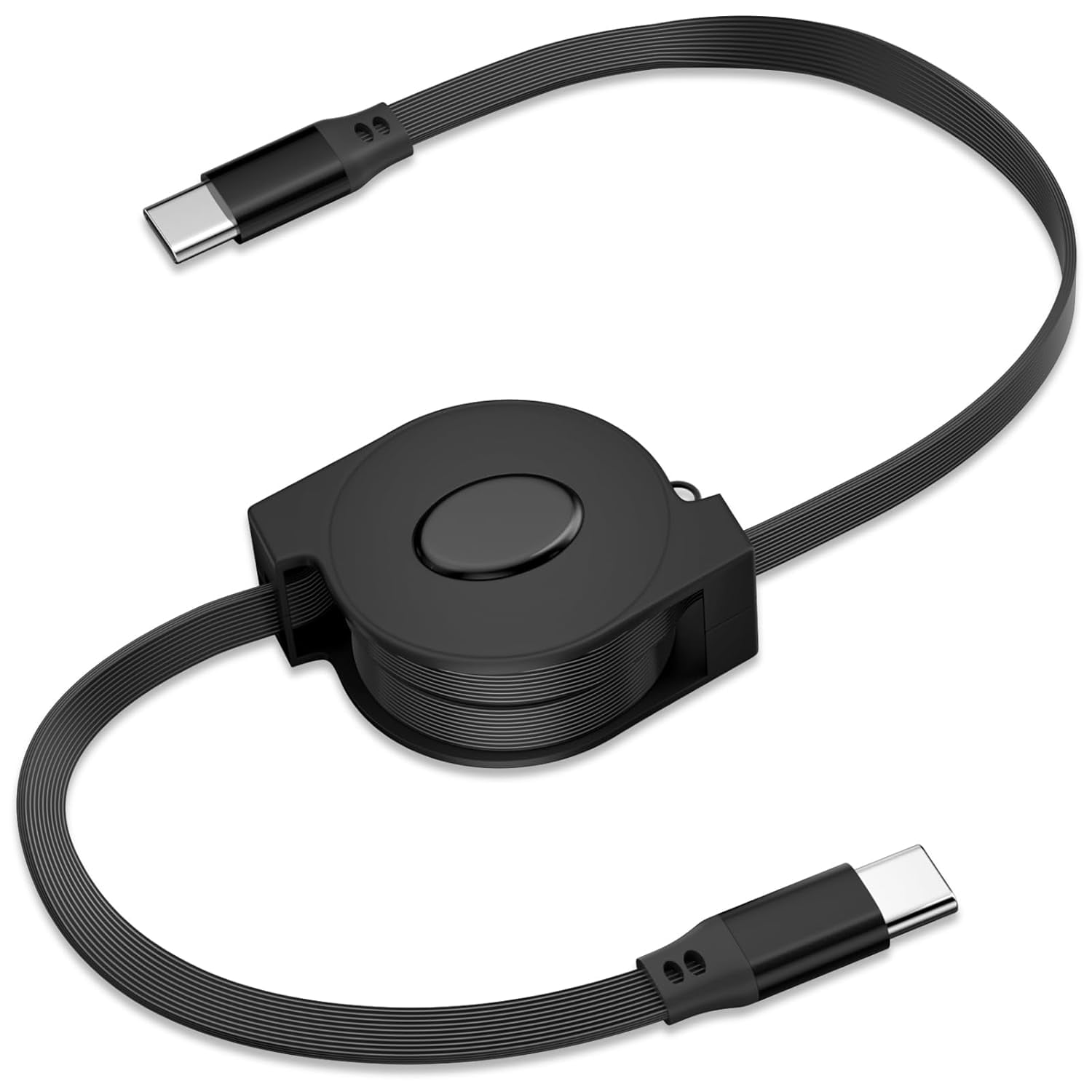 RGHJAR-60W USB C to USB C Cable 3FT for Carplay,Car Charger 45W 40W 3A Fast Charging Retractable Type-C Cord for iPhone 17 Pro Max 17e 16 15/Samsung S26 Ultra S25 S24 FE A57 A37/Android Auto,3 Foot