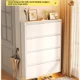 thumbnail image 2 of Zapatero ultrafino de acero para entrada del hogar, armario pequeño para zapatos, almacenamiento integrado, muebles Schuheschrank para el hogar, 2 of 4