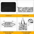 thumbnail image 4 of Bohemian Pattern Waterproof Picnic Blanket with Foldable Zipper, Suitable for Outdoor Use, Suitable for Travel, Camping, Beaches, Parks, Grasslands, Picnic Blanket Accessories, 4 of 8