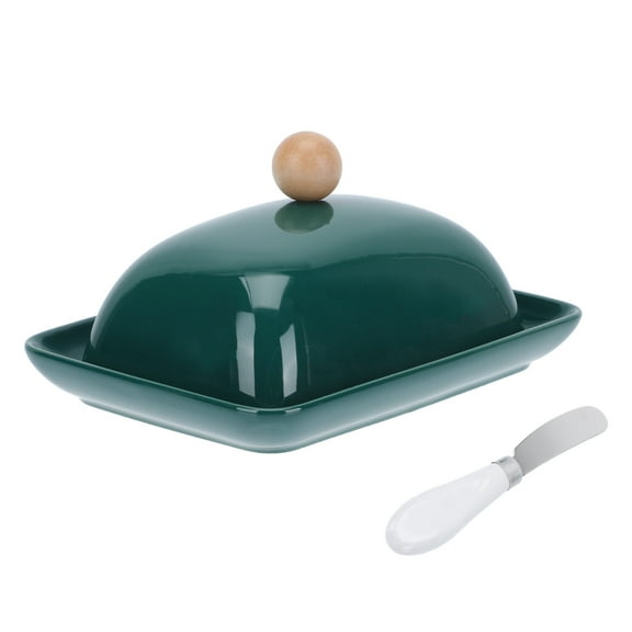 REOFLYUP Butter Dishes with Lids for Countertop Ceramic 1 Set
