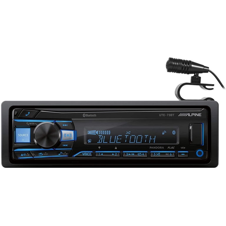 Alpine UTE-73BT Digital Media Bluetooth Car Stereo Receiver w/USB+