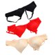 thumbnail image 4 of Sujetador inalámbrico para mujer correas anchas de nailon suave Copa de látex 3D Sujetador cómodo inalámbrico Patrones hermosos para ir de compras ANGGREK Otros, 4 of 7